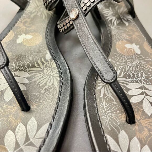 Grendene Brazil Autumn Run Silver Studded Flexpand Gladiator Small Heel Sandals - Picture 10 of 16